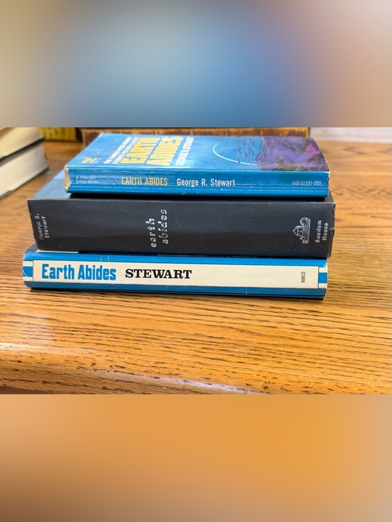 Other - Earth Abides (Stewart) book lot of 3 hardcover with dust jacket HC & paperback